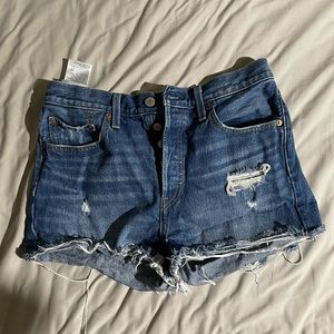 Levi’s 501 original high rise shorts